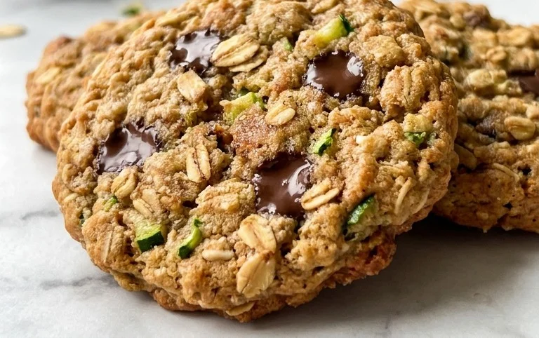 Healthy Zucchini Oatmeal Cookies